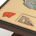 NCAA // Wisconsin Badgers// End Table