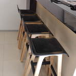 Bar Chair (Gray Stitching)