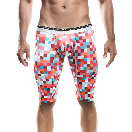 New Hipster Athletic Boxer // Red Pixels (S)
