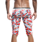 New Hipster Athletic Boxer // Red Pixels (L)