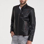 Noah Leather Jacket // Black (M)