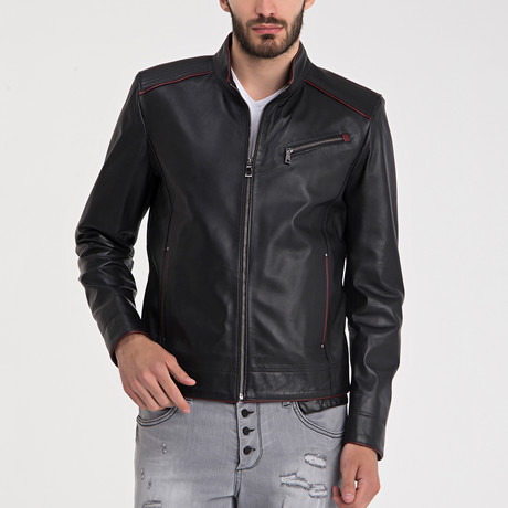 Noah Leather Jacket // Black (S)