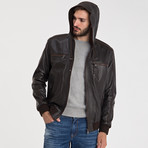 Jefferson Leather Jacket // Brown (3XL)