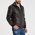 Jefferson Leather Jacket // Brown (2XL)