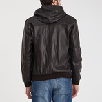 Jefferson Leather Jacket // Brown (L)