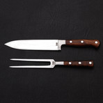 Stainless Steel Viking Carving Set // 2 Piece Set // 9724