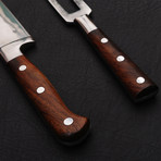 Stainless Steel Viking Carving Set // 2 Piece Set // 9724