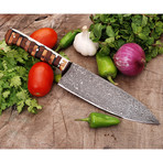 Damascus Kitchen Knife // 9737