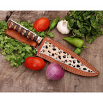 Damascus Kitchen Knife // 9737