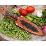 Damascus Vegetable Knife // 9743