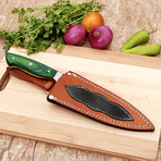 Damascus Vegetable Knife // 9757