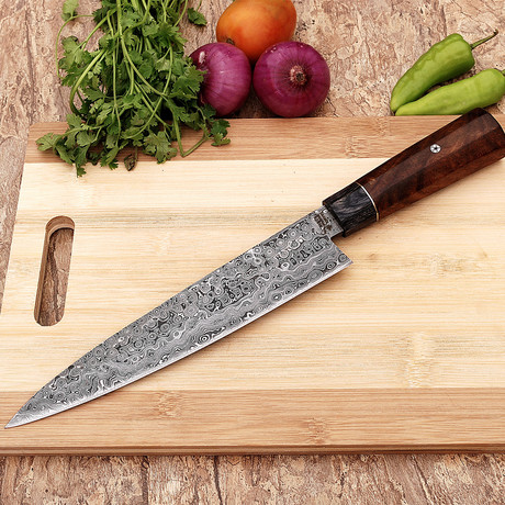 Damascus Santoku Knife // 9761