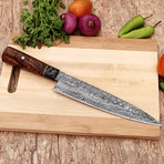 Damascus Santoku Knife // 9761