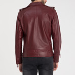 Carter Leather Jacket // Bordeaux (S)