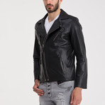 Harlow Leather Jacket // Black (S)