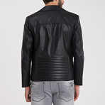 Harlow Leather Jacket // Black (2XL)