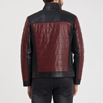 Logan Leather Jacket // Bordeaux (S)