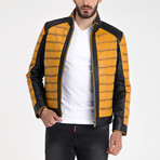 Logan Leather Jacket // Yellow (S)