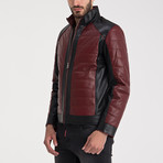 Logan Leather Jacket // Bordeaux (S)