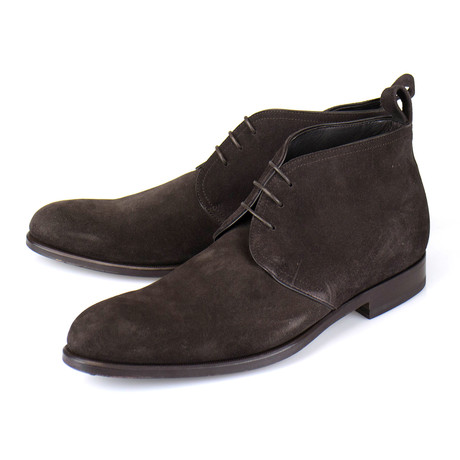 Canali // Suede Chukka Boots // Brown (US: 5)