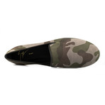 Giuseppe Zanotti // Kevin Mimo Suede Slippers // Camouflage (US: 7.5)