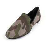 Giuseppe Zanotti // Kevin Mimo Suede Slippers // Camouflage (US: 10)