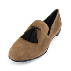 Giuseppe Zanotti // Kevin Camoscio Suede Loafers // Brown (US: 6)