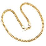 18K Gold Plated Box Chain Necklace