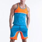 Neo Tank top // Turquoise (L)