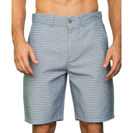 Redondo Stripe Chino Shorts // Navy (30)