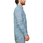 Maldives Linen Blend Shirt // Sea (XL)