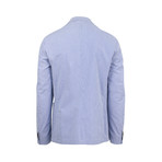 Pal Zileri // Cotton Blend Unstructured Solid 2 Button Sport Coat // Blue (Euro: 50)