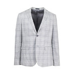 Windowpane Linen 2 Button Sport Coat // Gray (Euro: 44)