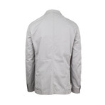 Cotton Unstructured 2 Button Sport Coat // Gray // 46PZ-175 (Euro: 44)