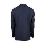 Oxford Wool Blend 2 Button Sport Coat // Blue (Euro: 44)