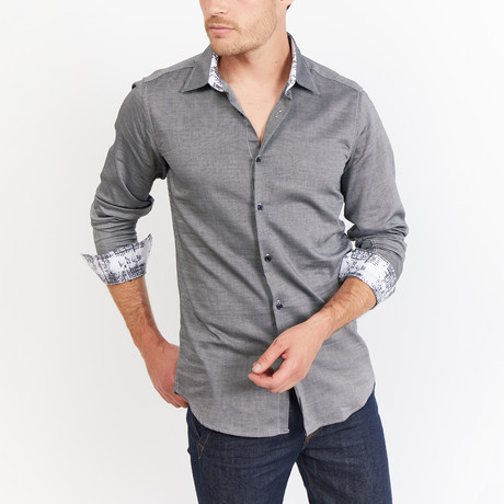 Kruger Button-Up // Knit Gray (S)