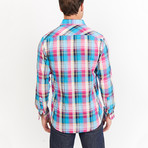 Roscoe Button-Up // Blue + Yellow + White Check (M)