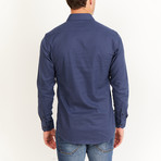 Lamont Button-Up // Navy (M)