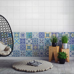 Mediterranian Sky Blue // Wall Sticker