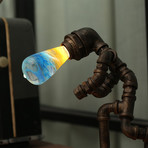 Water Pipe Robot Table Lamp