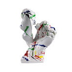 Lovers Embrace Abstract Bust