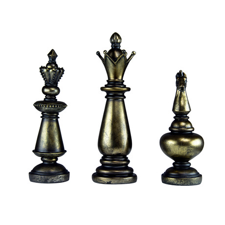 Chess Icons Trio Figurines // Set of 3