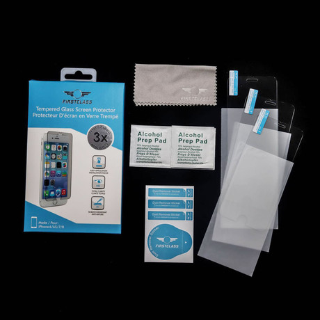 Tempered Glass Screen Protector // 3 Pack (iPhone 6,7,8)