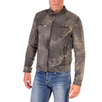 Hamilton Lamb Leather Biker Jacket // Safari (Euro: 50)