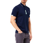 Collar Shirt // Navy Blue // 58420 (2XL)