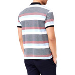 Collar Shirt Striped // Navy Blue (2XL)
