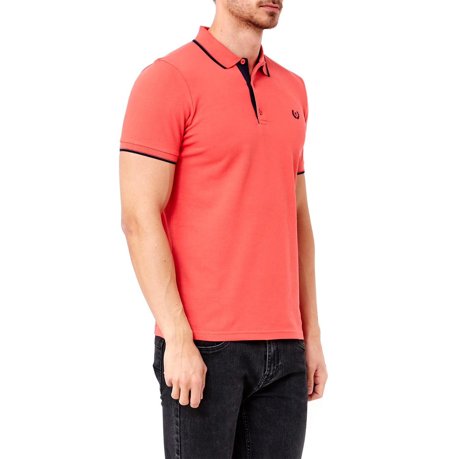 Collar Shirt // Red Orange (S) - Adze - Touch of Modern