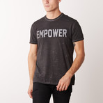 Empower Tee // Over Dye Black (XL)