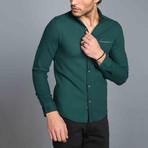 Pocket Oxford Button-Up Shirt // Green (S)