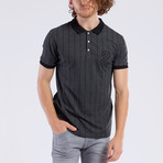 Number Two Polo // Anthracite-Black (XL)